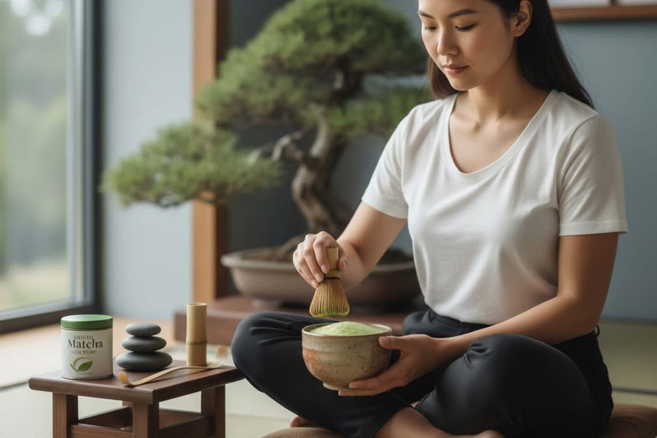 Zen-Modus aktiviert: Warum Matcha die Konzentration bei der Meditation fördert